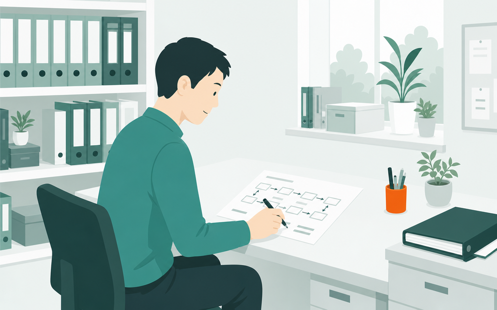 確定の手前で効くチェックを表すイラスト(スクール管理・予約管理・プライベートレッスン)