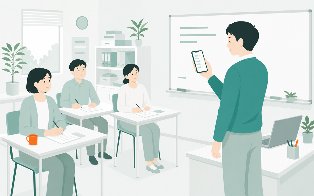 講師マイページとは？スマホから出席管理・生徒連絡・権限設定までできる仕組み