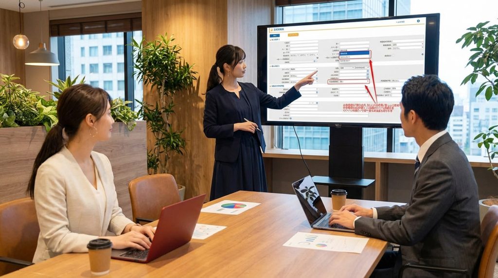 要件定義初期段階で作成した画面モックアップのスクリーンショット